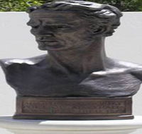 Adam Lindsay Gordon Bronze Bust - Darwin Tourism