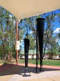 Charleville - Steiger Vortex Rainmaking Guns - Darwin Tourism 4