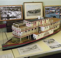 Wentworth Model Paddlesteamer Display - Darwin Tourism