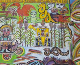 The Painting Of Life By Mirka Mora - Darwin Tourism 2