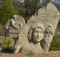 Heritage Sculptures at Pensioners Hill Lookout - Darwin Tourism