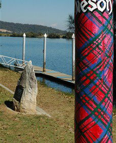 Maclean Tartan Power Poles - Darwin Tourism 1