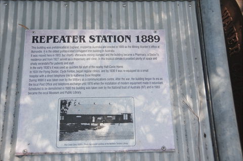 Pine Creek Post Office And Repeater Station - Darwin Tourism 1