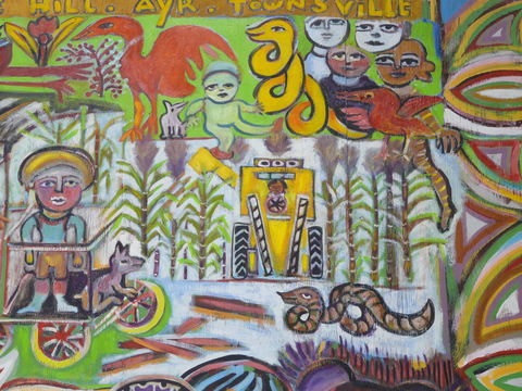The Painting Of Life By Mirka Mora - Darwin Tourism 2