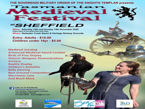 Sheffield Tasmania Medieval Festival 2020 - Darwin Tourism 0