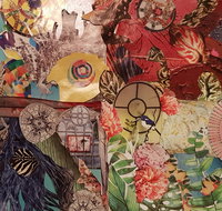 Online live streaming class Cut and Paste Creative Collage Fun - Darwin Tourism