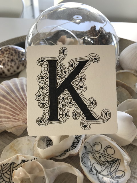 Online Live Streaming Class: Zentangle Art: Embedded Letters - Darwin Tourism 0