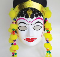 Online live streaming class Make an Indonesian Dance Mask - Darwin Tourism