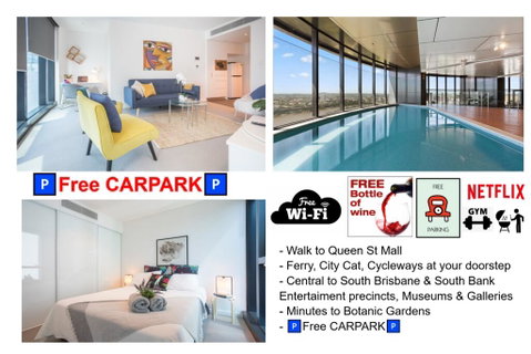 CBD Views-With FREE Wine Free-Carpark-Netflix-WiFi - Darwin Tourism 0